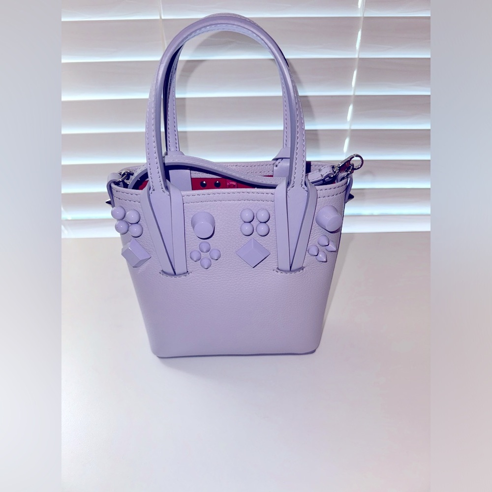 Christian Louboutin Cabata Mini Tote in Lilac Smoke - Picture 2 of 8